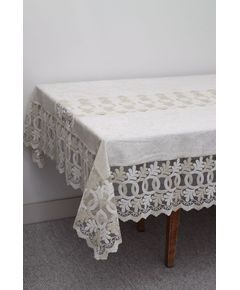 Скатерть 160х300 молочный Magik Colection 19301