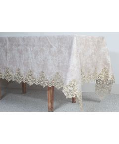 Скатерть 160х260 кофейный Magik Colection 21433