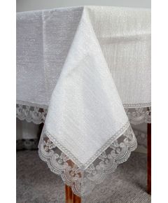 Скатерть 160х260 серый Magik Colection 21400