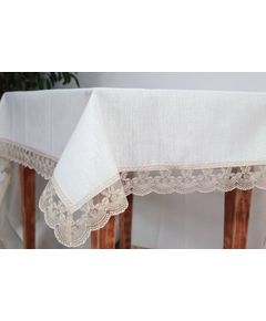Скатерть 160х260 молочный Magik Colection 21399