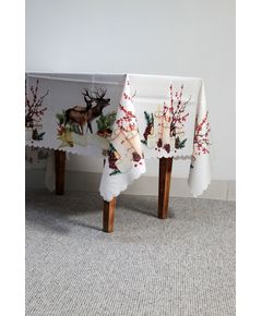 Скатерть 160х220 белый No Brand 21454