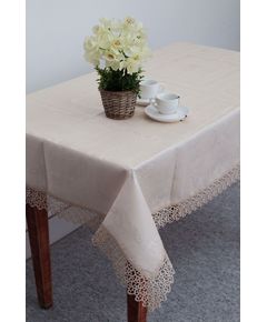 Скатерть 160х350 бежевый Magik Colection 20483