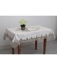 Скатерть 160х350 молочный Magik Colection 19303