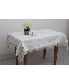Скатерть 150х350 молочный Magik Colection 19759