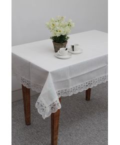 Скатерть 160х300 белый Magik Colection 21413