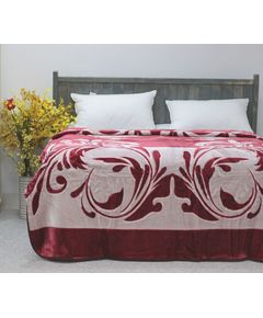 Плед 200х240 бордовый Oscar 13231