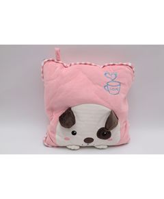 Подушка 30х30 розовый European Style 21718