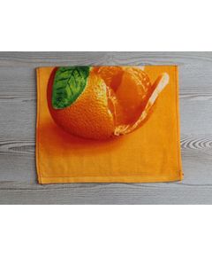 Полотенце кухонное 40х60 оранжевый No Brand 21764
