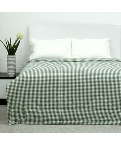 Одеяло 200х230 зеленый No Brand 17437