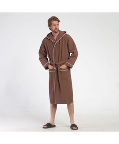 Халат чоловічий L-40 коричневий Soft Show 21837