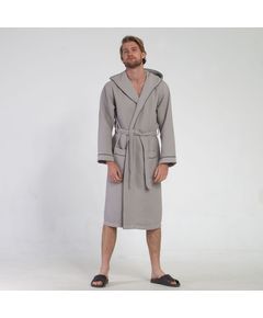 Халат чоловічий L-40 сірий Soft Show 21838