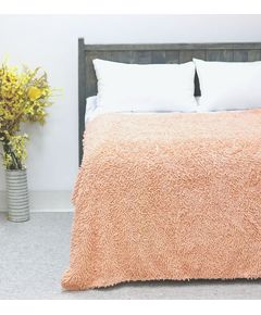 Покрывало 130х160 персиковый Atilla 22002
