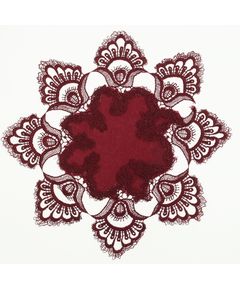 Салфетка 30х30 бордовый TD Seul 8565