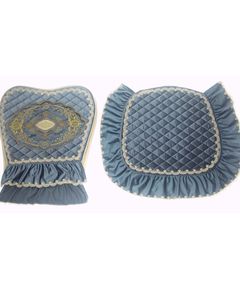 Комплект на стулья 50х48х60 голубой No Brand 18254