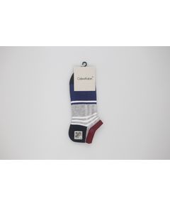 Носки 41-45 серый с синим No Brand 16910