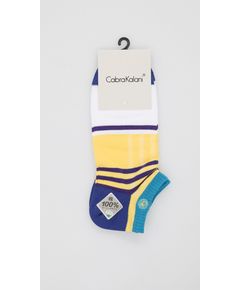 Носки 39-42 белый с желтым No Brand 16911