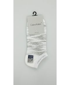 Носки 41-45 белый с серым No Brand 16943
