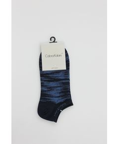 Носки 41-45 черный с синим No Brand 16945