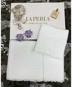 Набор полотенец молочный La Perla 22828