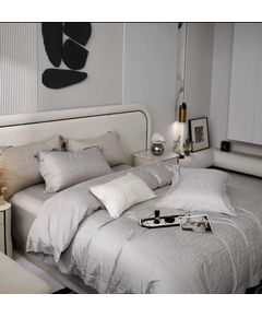 Комплект постельного белья серый No Brand 22838