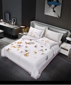 Комплект постельного белья бежевый No Brand 22915