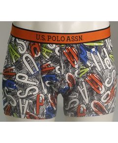 Набор мужских трусов синий с оранжевым Polo 23145