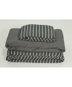 Комплект постельного белья графит No Brand 23094