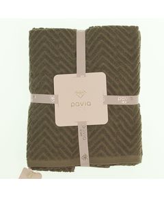 Набор полотенец коричневый Pavia 23273