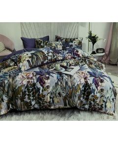 Комплект постельного белья сизый MOOBAYOU 23304