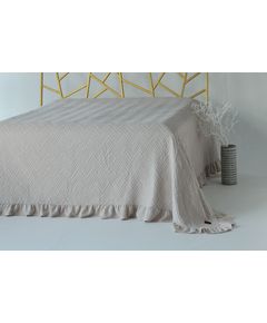 Покрывало 240х260 бежевый Pavia 23282