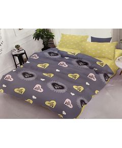 Комплект постельного белья серый TD Seul 23851