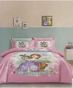 Комплект постельного белья розовый KuNmeng 23937