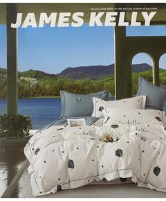 Комплект постельного белья белый JAMES KELLY 24261