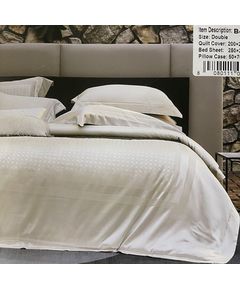 Комплект постельного белья молочный No Brand 23898