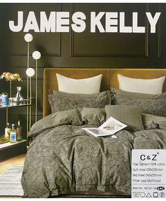 Комплект постельного белья хаки JAMES KELLY 23439