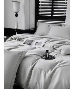 Комплект постільної білизни сірий No Brand 23895