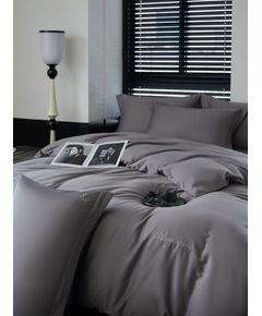 Комплект постільної білизни тауп No Brand 23896