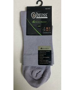Носки 39-42 светло серый BROSS 23596