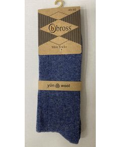 Носки 43-45 голубой BROSS 23822