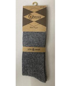 Носки 43-45 серый BROSS 23823
