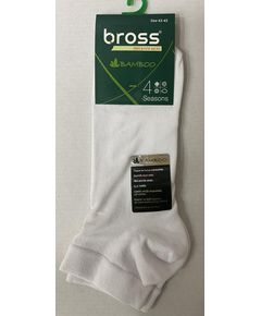 Носки 43-45 белый BROSS 23578