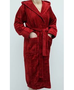 Халат женский L-40 бордовый Soft Show 20825