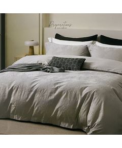 Комплект постельного белья серый No Brand 24545