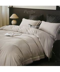 Комплект постельного белья бежевый No Brand 24546