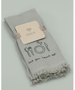 Набор полотенец для кухни 40х60 серый Pavia 23984