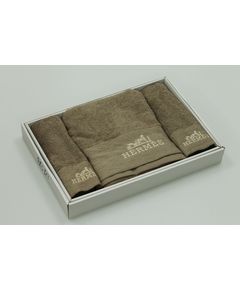 Набор полотенец 35х75,70х140 кофейный Hermes 23777