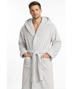 Халат мужской XXXL-46 светло серый Soft Show 20802