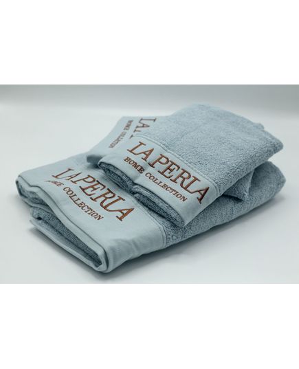 Набор полотенец голубой La Perla 20386, изображение 3