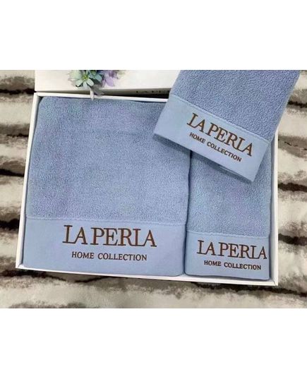 Набор полотенец голубой La Perla 20386, изображение 4