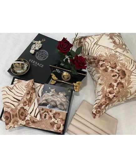 Комплект постільної білизни бежевий No Brand 19895, зображення 6